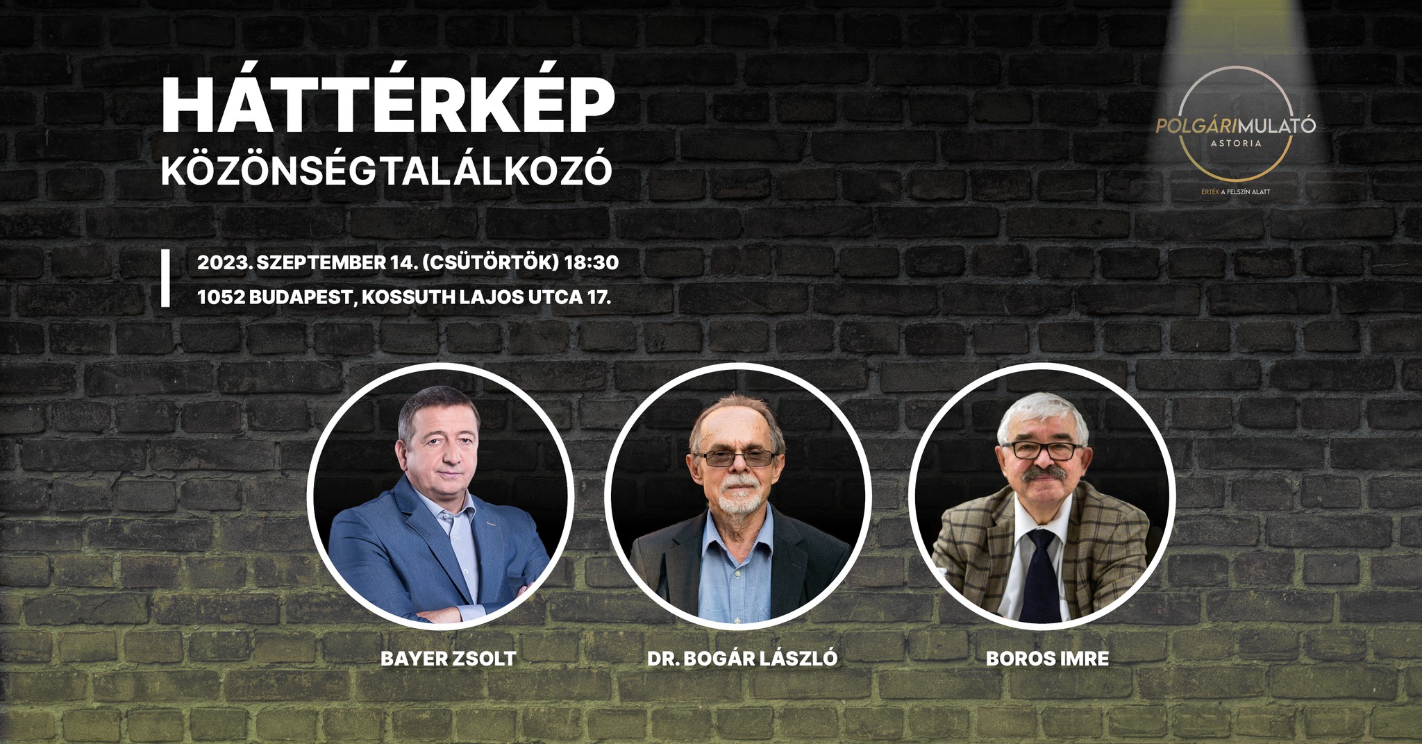 Háttérkép közönségtalálkozó