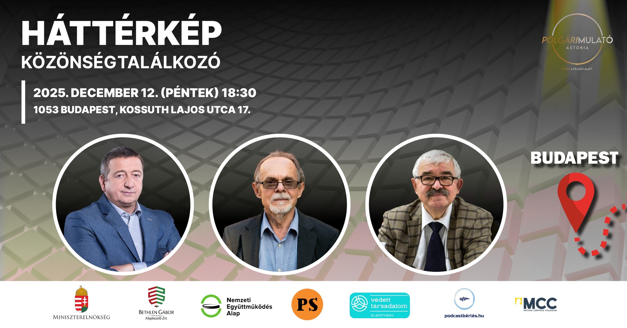 Háttérkép - közönségtalálkozó